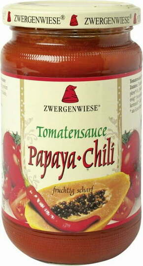 Zwergenwiese Bio paradižnikova omaka Papaja-čili - 340 ml