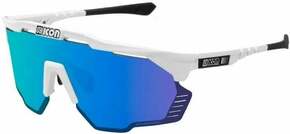 SCICON Aeroshade Kunken White Gloss/SCNPP Multimirror Blue/Clear Kolesarska očala