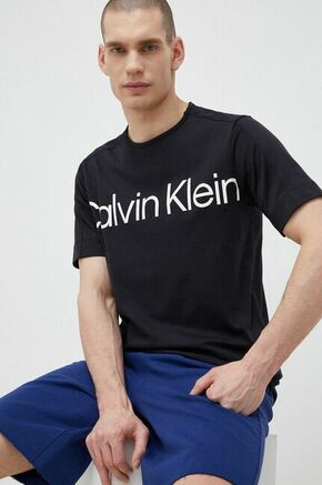 Kratka majica za vadbo Calvin Klein Performance Effect črna barva - črna. Kratka majica za vadbo iz kolekcije Calvin Klein Performance. Model izdelan iz materiala