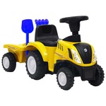 Otroški traktor New Holland rumen