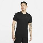 Nike Dri-Fit Seamless SS Shirt, Black/Dark Smoke Grey - S