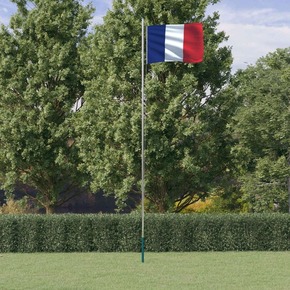 VidaXL Zastava Francije in drog 6