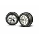 Traxxas 2,8-palčno kolo, All-Star disk srebrne barve, rebraste pnevmatike (2) (spredaj)
