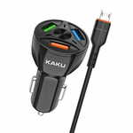 Kaku KSC-493 avtopolnilec, Micro USB, 3.0 USB, 1 m, črn