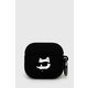 Karl Lagerfeld airpods 3 pokrov črno/črni silikonski choupette head 3d