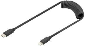 Digitus kabel USB C-Lightning 1m 20W 3A spiralni AK-600434-006-S