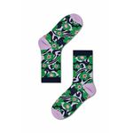 Nogavice Happy Socks Arielle Crew Sock ženske - pisana. Nogavice iz kolekcije Happy Socks. Model izdelan iz elastičnega, vzorčastega materiala.