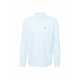 Bombažna srajca Lacoste moška - modra. Srajca iz kolekcije Lacoste, izdelana iz enobarvne tkanine. Model iz izjemno udobne bombažne tkanine.