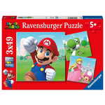 Ravensburger sestavljanka Puzzle Super Mario 051861, 3x49 delov