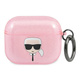 Karl Lagerfeld KLA3UKHGP AirPods 3 cover roza/pink Glitter Karl`s Head