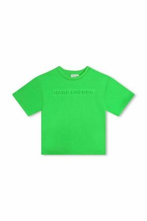 Otroška kratka majica Marc Jacobs zelena barva - zelena. Otroške kratka majica iz kolekcije Marc Jacobs