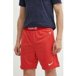 Kratke hlače Nike Boston Red Sox moške, rdeča barva - rdeča. Kratke hlače iz kolekcije Nike. Model izdelan iz pletenine s potiskom. Material z optimalno elastičnostjo zagotavlja popolno svobodo gibanja.