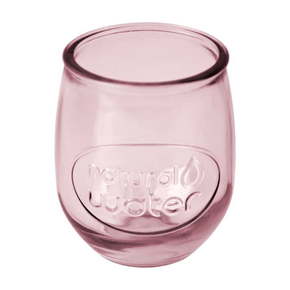Rožnat kozarec iz recikliranega stekla Ego Dekor Water
