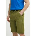 Pohodne kratke hlače Rossignol Active zelena barva, RLMMP28 - zelena. Pohodne kratke hlače iz kolekcije Rossignol. Model izdelan iz materiala, ki ščiti pred škodljivim UV sevanjem.
