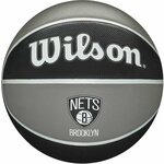 NEW Žoga za košarko Wilson Nba Team Tribute Brooklyn Nets Črna Kavčuk Ena velikost 7