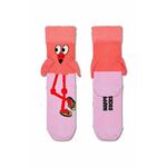 Otroške nogavice Happy Socks Kids Flamingo Sock roza barva - roza. Otroške nogavice iz kolekcije Happy Socks. Model izdelan iz elastičnega, vzorčastega materiala.