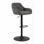 Temno sivi vrtljivi barski stoli v kompletu 2 ks 109 cm Brooke – Actona