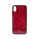 Chameleon Apple iPhone X/XS - Ovitek iz gume in stekla (TPUG) - Red