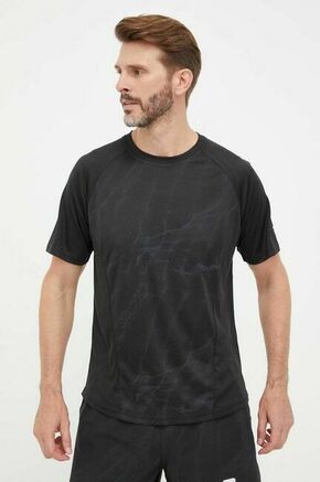 Kratka majica za vadbo Fila Royan črna barva - črna. Kratka majica za vadbo iz kolekcije Fila. Model izdelan iz materiala
