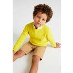 Otroške kratke hlače Mayoral rjava barva, - rjava. Otroško kratke hlače iz kolekcije Mayoral. Model izdelan iz enobarvnega materiala.