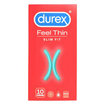 Durex Feel Thin Slim Fit - kondom z realističnim občutkom (10 kosov)