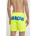 Kopalne kratke hlače Barrow rumena barva - rumena. Kopalne kratke hlače iz kolekcije Barrow, izdelane iz gladke tkanine. Lahek, izjemno trpežen material.