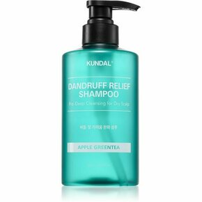 KUNDAL Dandruff Relief Shampoo Apple Green Tea šampon proti prhljaju in srbenju za suho kožo 500 ml
