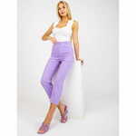 RUE PARIS Ženske hlače 7/8 RUE PARIS vijolične barve TO-SP-18154.10X_387816 42