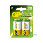 GP Super alkalne 13A goliath (D) baterije 2 kos
