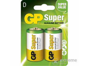 GP Super alkalne 13A goliath (D) baterije 2 kos