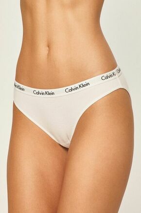 Calvin Klein Underwear - bela. Spodnjice iz kolekcije Calvin Klein Underwear. Model iz bombažna tkanina.