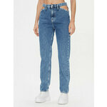 Calvin Klein Jeans Jeans hlače Authentic Slim Straight Cut Out J20J222433 Modra Slim Fit