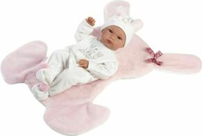 Llorens 63598 NEW BORN punčka - realistična otroška punčka s polnim ohišjem iz vinila - 35 cm