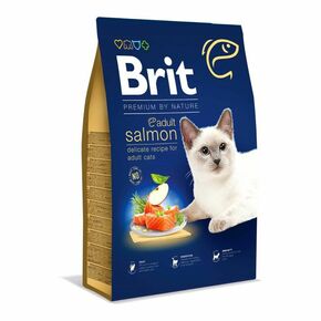 Krma Brit Premium by Nature Cat Adult Salmon 300 g