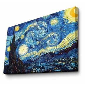 Stenska reprodukcija na platnu Vincent Van Gogh