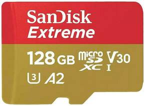 SanDisk Extreme microSDXC spominska kartica + SD adapter