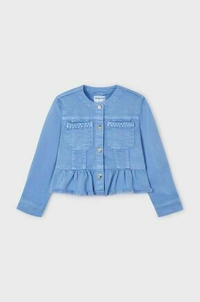 Otroška jakna Mayoral - modra. Otroški jakna iz kolekcije Mayoral. Nepodložen model