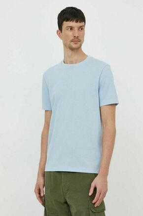 Kratka majica BOSS moški - modra. Kratka majica iz kolekcije BOSS
