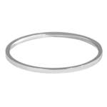 Troli Eleganten minimalističen prstan iz srebrnega jekla (Obseg 49 mm)