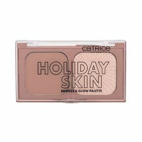 Catrice Holiday Skin Bronze &amp; Glow Palette paletka z bronzerjem in osvetljevalcem 5