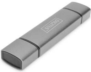 Digitus dvojni OTG bralnik kartic (USB-C + USB 3.0) 1x SD