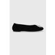 Balerinke iz semiša Tory Burch Claire Ballet črna barva, 147378-001 - črna. Balerinke iz kolekcije Tory Burch, izdelane iz semiš usnja. Model z gumijastim podplatom, ki je trpežen in odporen na poškodbe.