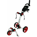 Axglo TriLite White/Red Ročni voziček za golf