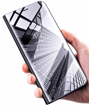Onasi Clear View za Samsung Galaxy A20e A202 - črna
