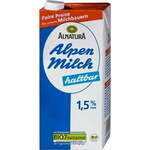 Alnatura Bio trajno alpsko mleko, 1,5% maščobe - 1 l