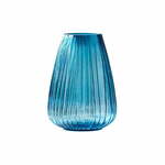 Vaza iz modrega stekla Bitz Kusintha, višina 22 cm