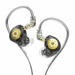 KZ EDX Pro dinamične HiFi slušalke, črne