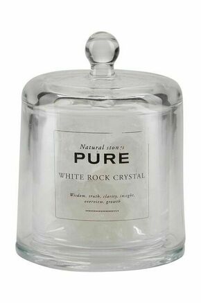 Kamniti aroma difuzor Bahne Pure White Rock Crystals - pisana. Razpršilec za dišave iz kolekcije Bahne. Model izdelan iz stekla in kamenja.
