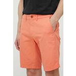 Kratke hlače Helly Hansen Dock moške, oranžna barva - oranžna. Kratke hlače iz kolekcije Helly Hansen. Model izdelan iz materiala z visoko vsebnostjo bombaža.