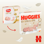 HUGGIES® Extra Care plenice za enkratno uporabo 2 (3-6 kg) 82 kos